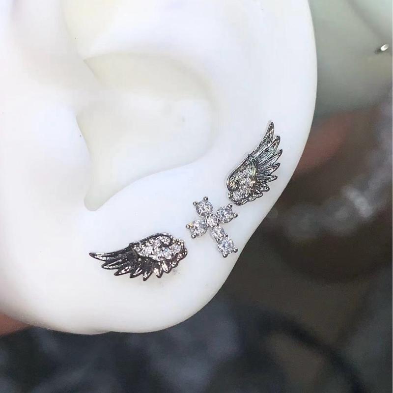 Orecchini a Croce con Ali d'An - Luxury Lifestyle Jewelry recensione e prezzo
